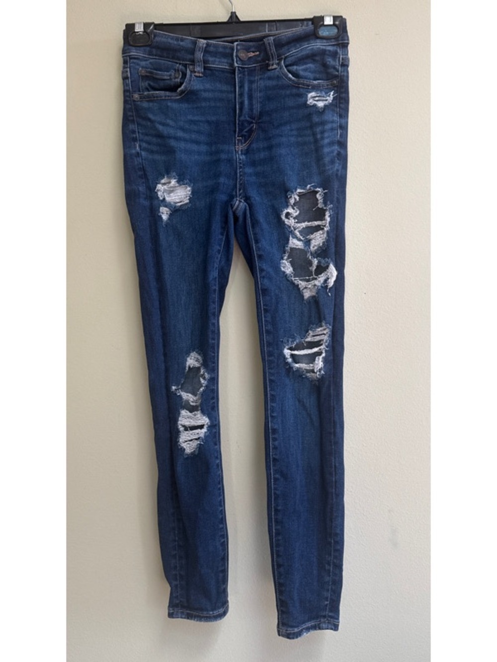 High Rise Distressed Jegging 2 X-Short - Picture 3 of 6